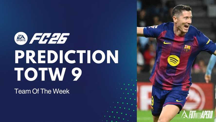 FIFA 26 TOTW 9 : Sélection des meilleurs joueurs